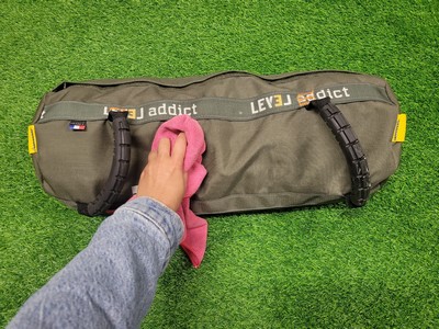 Sandbag S avec un chiffon sec